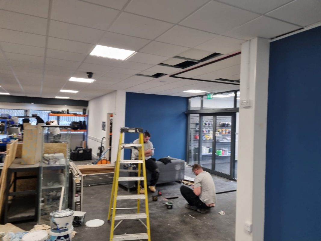 suspended ceilings Media City Manchester