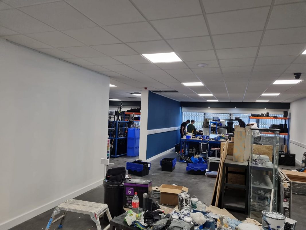 suspended ceilings Media City Manchester