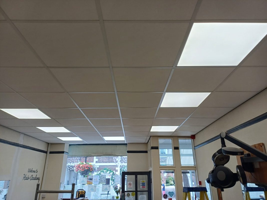 Fairbank house - Altrincham - Installation of suspended ceilings (2)